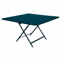 Table pliante CARGO de Fermob, 128 x 128 cm, Bleu acapulco