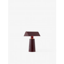 Lampe nomade sans fil CARET de &Tradition, Dark burgundy