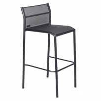 TABOURET HAUT CADIZ, Carbone Stéréo de FERMOB