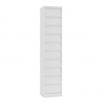 CLASSEUR A CLAPETS CC10, Finition mat texturé, Blanc de TOLIX