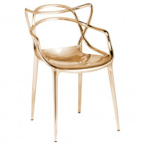 CHAISE MASTERS MÉTALLISÉE DE KARTELL, OR