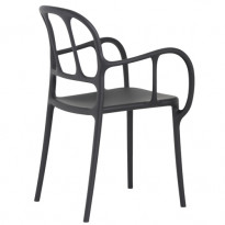 CHAISE MILA, Noir de MAGIS