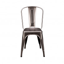 CHAISE A ACIER BRUT de TOLIX , 2 finitions