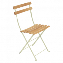 CHAISE BISTRO NATUREL BOIS, Vert tilleul de FERMOB