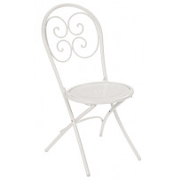 CHAISE PLIANTE PIGALLE, Blanc mat de EMU
