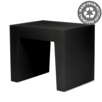 TABOURET CONCRETE SEAT, Recyclé, Noir de FATBOY