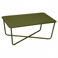 Table basse CROISETTE de Fermob, Pesto