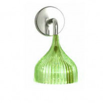 APPLIQUE MURALE E DE KARTELL, VERT TRANSPARENT 