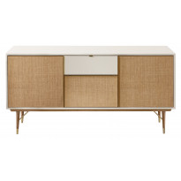 BUFFET ENFILADE CAPRI FIBRE NATURELLE, Ivoire de RED EDITION