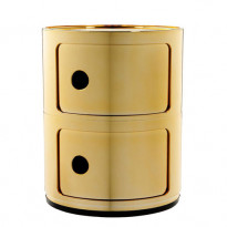 COMPONIBILI MÉTALLISÉ 2 ÉLÉMENTS, 3 couleurs de KARTELL