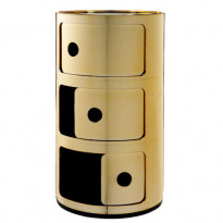COMPONIBILI MÉTALLISÉ 3 ÉLÉMENTS, 3 couleurs de KARTELL