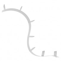 ÉTAGÈRE BOOKWORM DE KARTELL, BLANC 