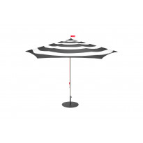 Parasol STRIPESOL de Fatboy, Avec socle anthracite, Anthracite