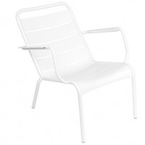 FAUTEUIL BAS LUXEMBOURG, Blanc coton de FERMOB