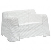 FAUTEUIL LOUNGE IVY, Blanc mat de EMU
