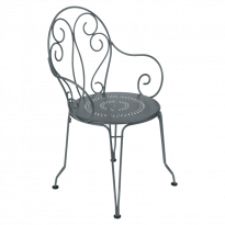 FAUTEUIL MONTMARTRE GRIS ORAGE de FERMOB