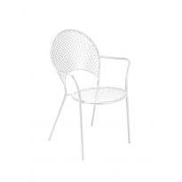 FAUTEUIL SOLE, Blanc mat de EMU