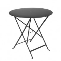 TABLE PLIANTE BISTRO 77CM CARBONE de FERMOB