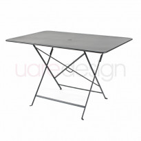 TABLE PLIANTE BISTRO 117 X 77CM CARBONE de FERMOB