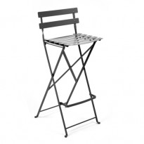 TABOURET HAUT BISTRO CARBONE de FERMOB
