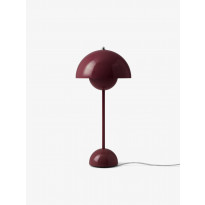 Lampe à poser FLOWERPOT VP3 de &Tradition, Dark plum