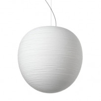 SUSPENSION RITUALS XL LED, Verre blanc de FOSCARINI 
