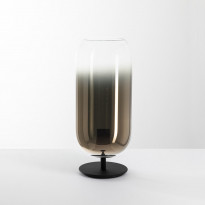 Lampe à poser GOPLE de Artemide, Corps noir, Diffuseur bronze