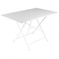 TABLE PLIANTE BISTRO 117 X 77CM BLANC de FERMOB