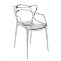 CHAISE MASTERS MÉTALLISÉE DE KARTELL, CHROME