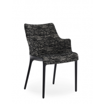 Fauteuil ELEGANZA NIA de Kartell, Structure noire, Noir