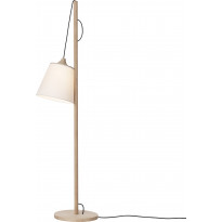LAMPADAIRE PULL DE MUUTO, CHÊNE / BLANC 