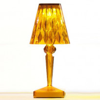 LAMPE A POSER BATTERY DE KARTELL, AMBRE