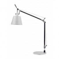 LAMPE A POSER TOLOMEO BASCULANTE, Diffuseur satin gris de ARTEMIDE