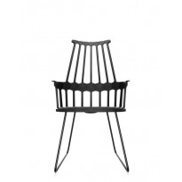 CHAISE COMBACK, Pieds en luge tubulaire, 2 couleurs de KARTELL