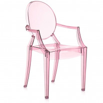 FAUTEUIL LOU LOU GHOST DE KARTELL, ROSE