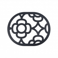 Dessous de plat LORETTE de Fermob, Carbone