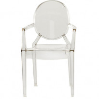 FAUTEUIL ENFANT LOU LOU GHOST DE KARTELL, TRANSPARENT 