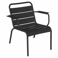 FAUTEUIL LOUNGE LUXEMBOURG, Carbone de FERMOB