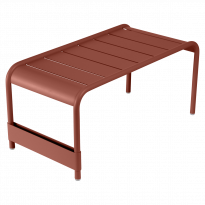 GRANDE TABLE BASSE LUXEMBOURG, Ocre rouge de FERMOB