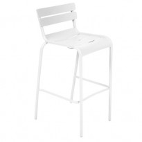 CHAISE HAUTE LUXEMBOURG, Blanc coton de FERMOB