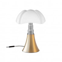 PIPISTRELLO MEDIUM - LAMPE A POSER LAITON SATINÉ de MARTINELLI LUCE