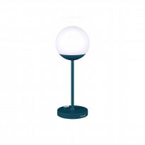 Lampe MOOON! de Fermob, H.41 cm, Bleu acapulco
