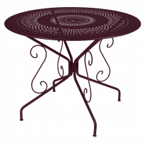 Table MONTMARTRE de Fermob D.96 Cerise noire