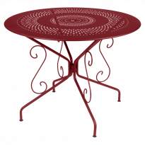 TABLE MONTMARTRE Ø96, Piment de FERMOB