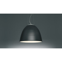 SUSPENSION NUR MAT, Medium, LED, Gris anthracite d