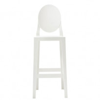 TABOURET ONE MORE H.75CM DE KARTELL, BLANC 