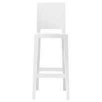 TABOURET ONE MORE PLEASE H.65CM DE KARTELL, BLANC