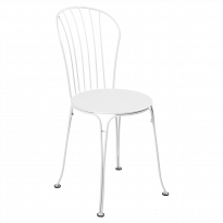 CHAISE OPÉRA +, Blanc coton de FERMOB