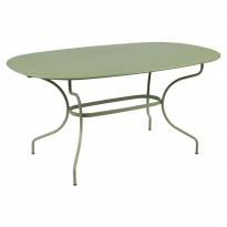 TABLE OVALE OPÉRA + 160x90 CM, 24 couleurs de FERMOB