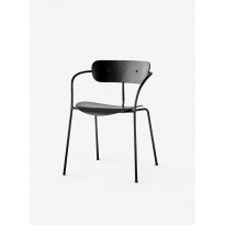 CHAISE PAVILION AV2, Black lacquered oaked de &TRADITION